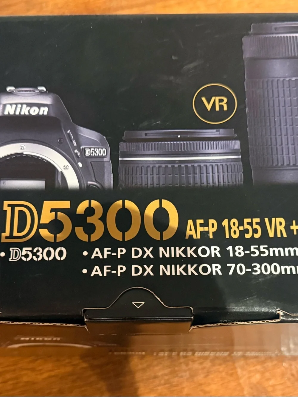 Nikon Black DSLR Camera Kit with Dual Lenses and Charger